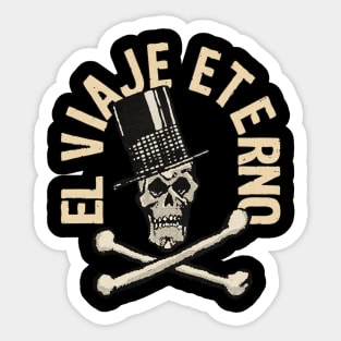 Vintage Eternal Life Calavera Sticker